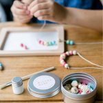 DIY eco friendship necklace kit for kids poppy and daisy