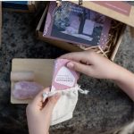 Mindful Moments pink affimations and crystal kit for children Poppy and Daisy Designs
