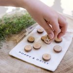 wooden DIY memory game eco party bag plastic free birthday activities and eco party bags for children australia